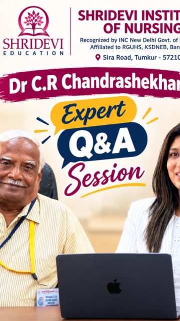​"How can families truly support someone navigating mental health challenges? Renowned psychiatrist and Padma Shri awardee Dr. C. R. Chandrashekar shares vital insights on mental well-being, identifying panic symptoms, and breaking the stigma. Watch the full conversation from his visit to our campus!"